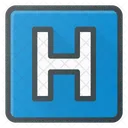 Hospital Sigh Symbol Icon