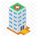 Hospital Building Clinic Pharmacy Icon