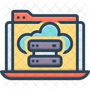 Hosted Cloud Server Symbol