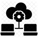 Hosting Data Center Database Icon