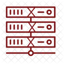 Hosting Server Database Symbol