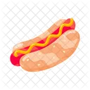 Hot Dog Frankfurter Wiener Icono