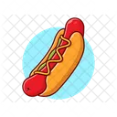 Hot dog  Icono