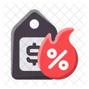 Hot Price Sale Discount Icon