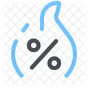 Discount Sale Hot Prices Icon