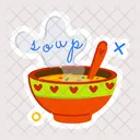 Hot Soup Hot Broth Soup Bowl アイコン