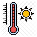 Hot Temperature  Icon