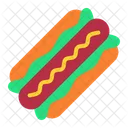 Hotdog Fast Food Junk Food Icon