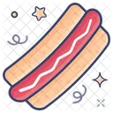 Hotdog Sandwich Burger Hamburger Icon