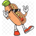 Food Hotdog Mustard Icon