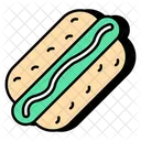 Hotdog Burger Fast Food Junk Food Icon