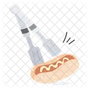 Hotdog Burger Fast Food Icon