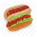 Hotdog Food Sausage Icon