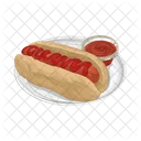 Hotdog Food Sausage Icon