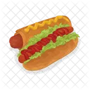 Hotdog Food Sausage Icon