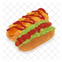 Hotdog Food Sausage Icon