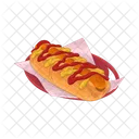 Hotdog Food Sausage Icon