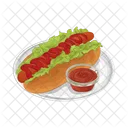 Hotdog Food Sausage Icon