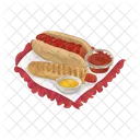 Hotdog Food Sausage Icon