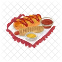 Hotdog Food Sausage Icon