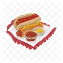 Hotdog Food Sausage Icon