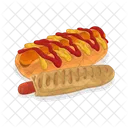 Hotdog Food Sausage Icon