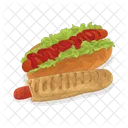 Hotdog Food Sausage Icon