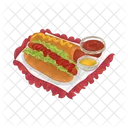 Hotdog Food Sausage Icon