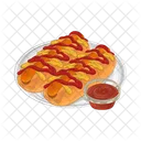 Hotdog Food Sausage Icon