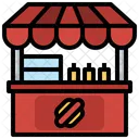 Hotdog Stall Food Stand Food Stall Icon