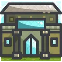 Hotel Restaurant Building Icon