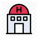 Hotel Restaurant Building Icon