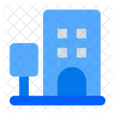 Hotel Building Apartment Icon