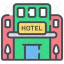 Hotel Building Travel Icon