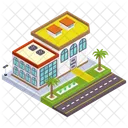 Motel Hotel Accommodation Icon