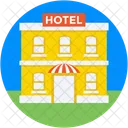 Hotel Building Real Icon