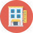 Hotel Building Real Icon