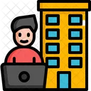 Hotel Digital Nomad Icon