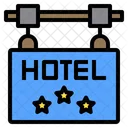 Hotel Sign Board Service Icon