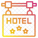 Hotel Sign Board Service Icon