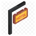 Hotel Board Sign Signboard Icon