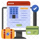 Hotel Booking Website  Icon