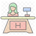 Hotel Frontdesk Service Icon