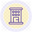 Hotels Line Icon Icon