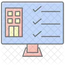 Hotel Reservation Booking Icon