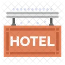 Hotel Sign  Icon