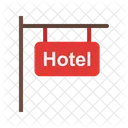 Hotel Sign  Icon