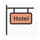 Hotel signboard  Icon