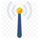 Hotspot Tower Wireless Network Broadband Connection Icon