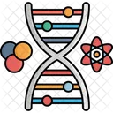 Hourglass Dna Genes Chemical Composition Icon